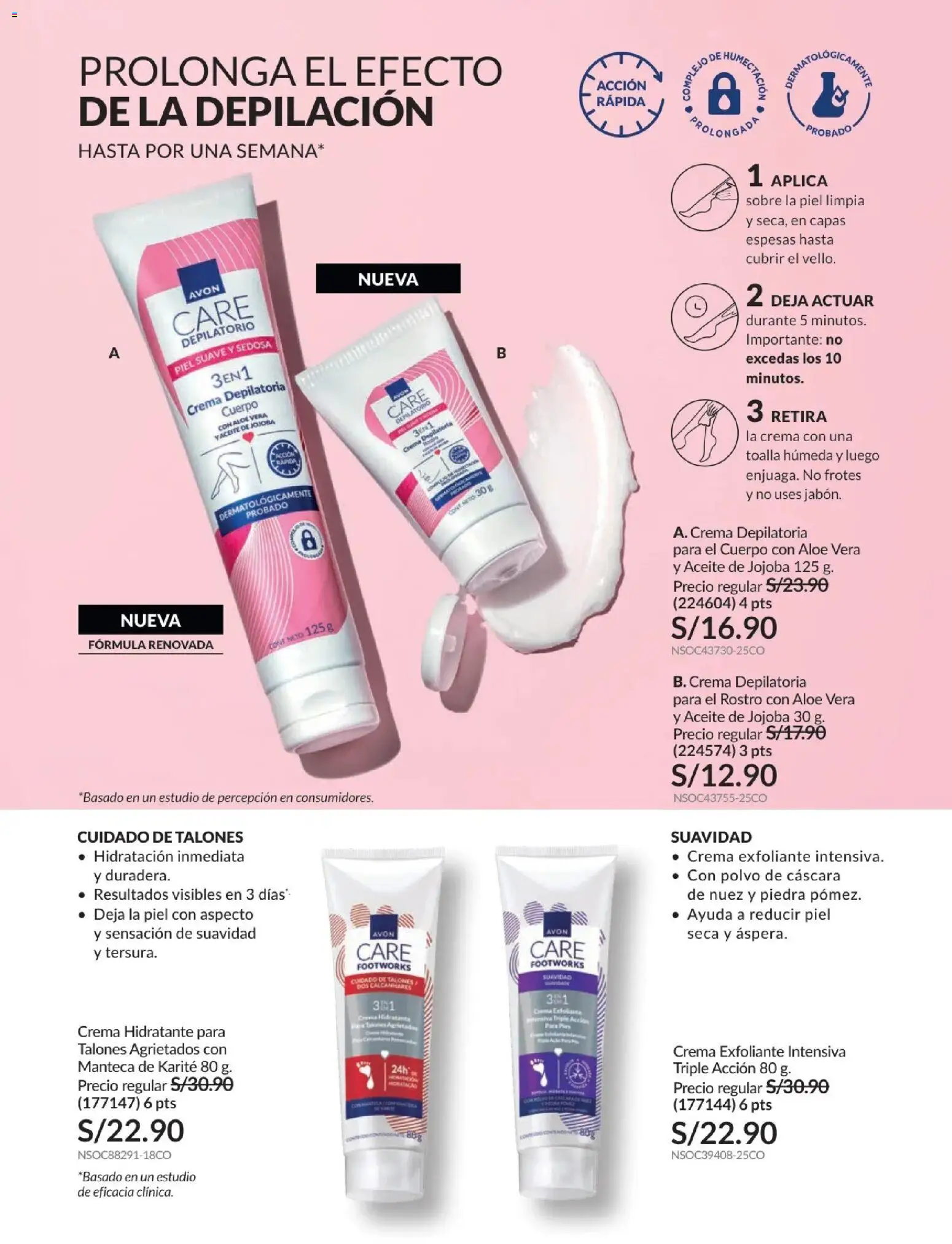 Catálogo Avon válido desde 24.05.2026 | Página: 151 | Productos: Exfoliante, Aceite, Toalla, Polvo