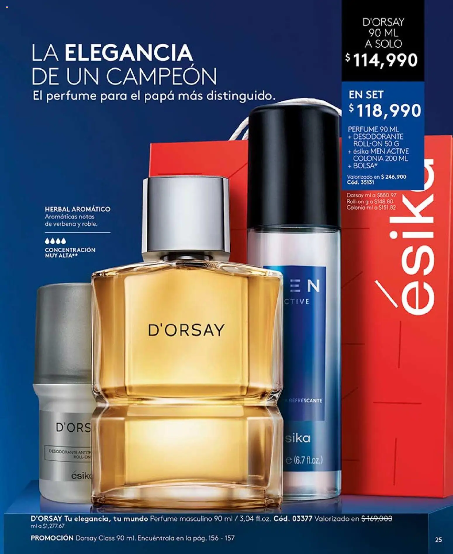 Ésika revista - valida desde el 15.05.2026 | Página: 25 | Productos: Perfume, Desodorante, Papa