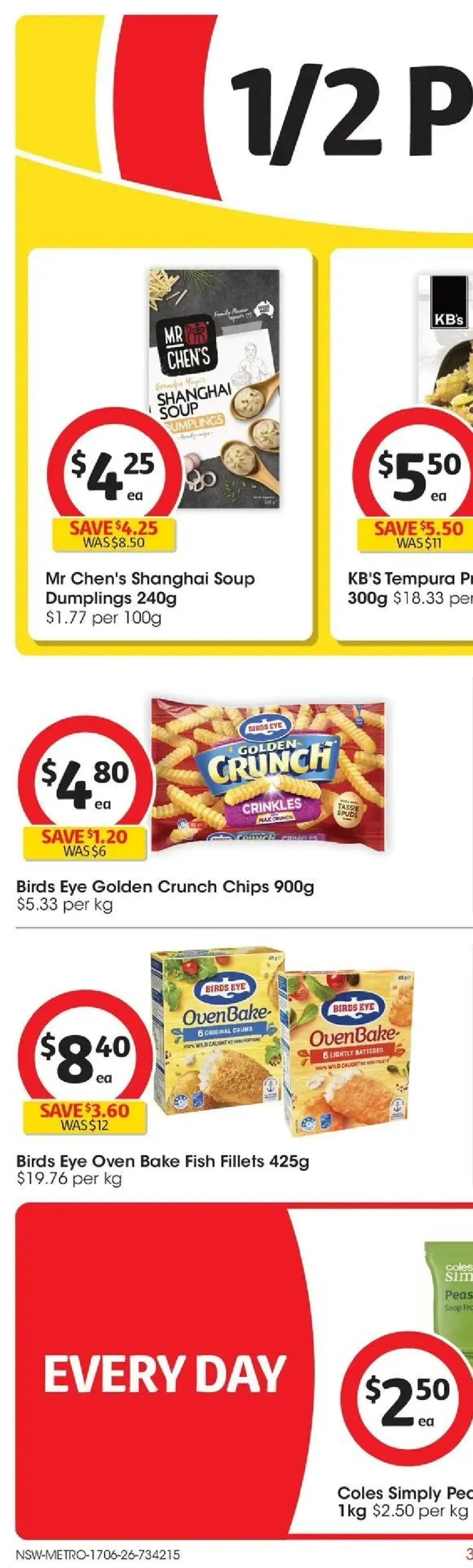 Coles catalogue - valid from 17.06.2026 | Page: 68 | Products: Fish, Chips, Soup, Oven