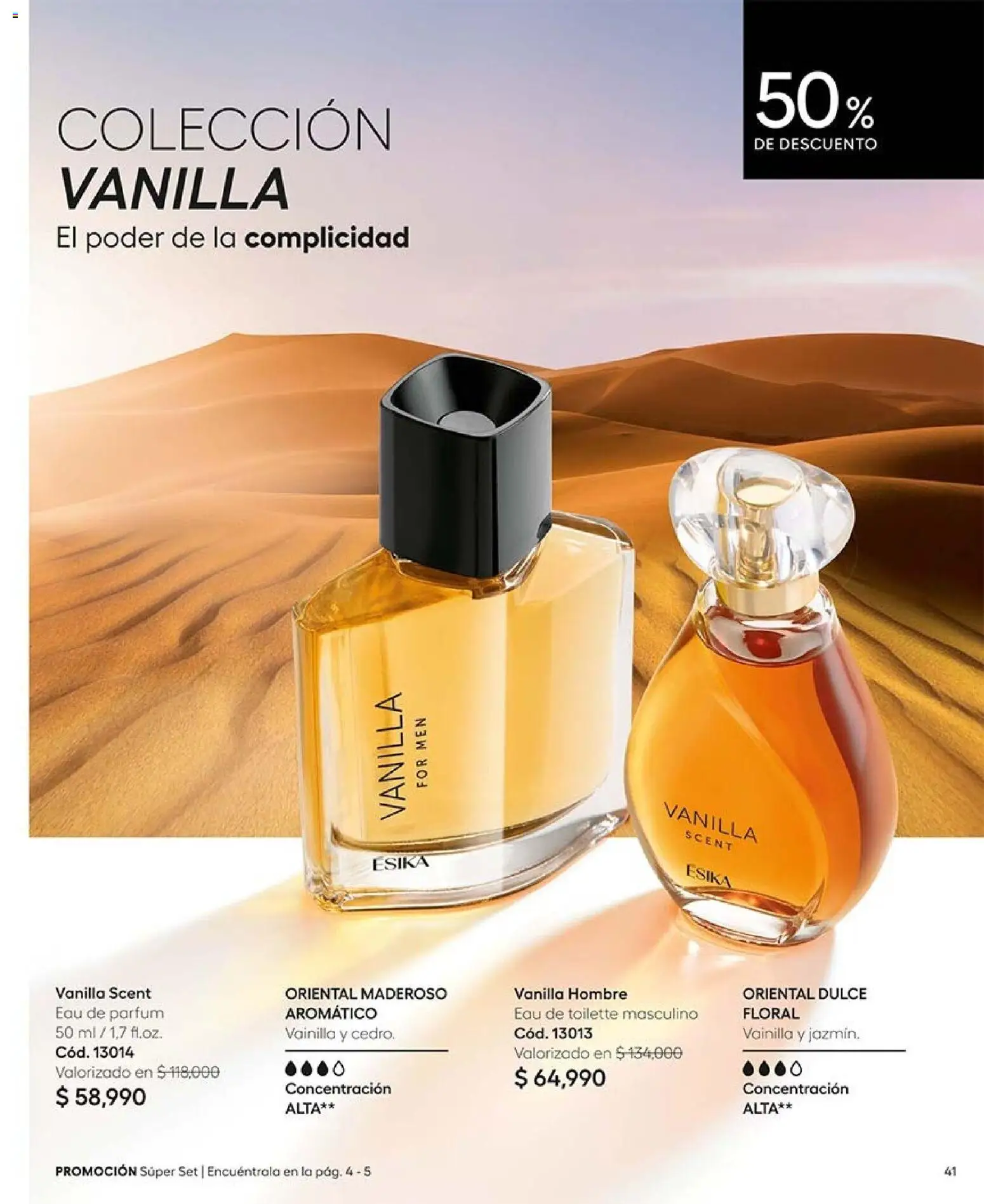 Ésika revista - valida desde el 30/10/2026 | Página: 41 | Productos: Eau de toilette, Vainilla