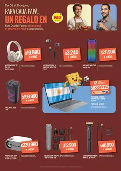 Vista previa Vea - Día del Padre válido desde el 08.06.2026 | Página: 22 | Productos: Audifono, Parlante, Proyector, Notebook