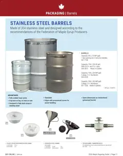 Preview of BMR - Agrizone Maple Sugaring Guide from shop BMR valid from Jan 1, 2026 | Page: 11