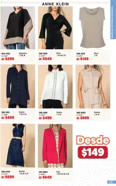 Vista previa de Andrea catálogo Outlet, nuevo folleto de la tienda, válido en México a partir del 03.05.2026 | Página: 239 | Productos: Blusa, Chaleco, Camisa, Vestido