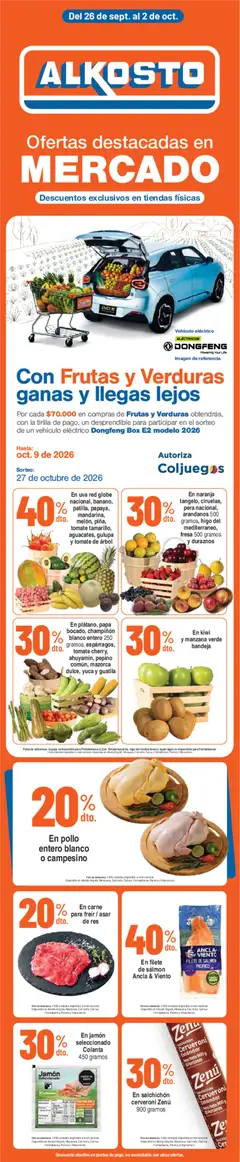 Alkosto catálogo -  Vista previa de la revista de la tienda Alkosto valido desde el 26/09/2026