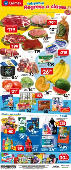Vista previa de Calimax folleto Mexicali y SLRC, nuevo folleto de la tienda, válido en México a partir del 28/08/2026