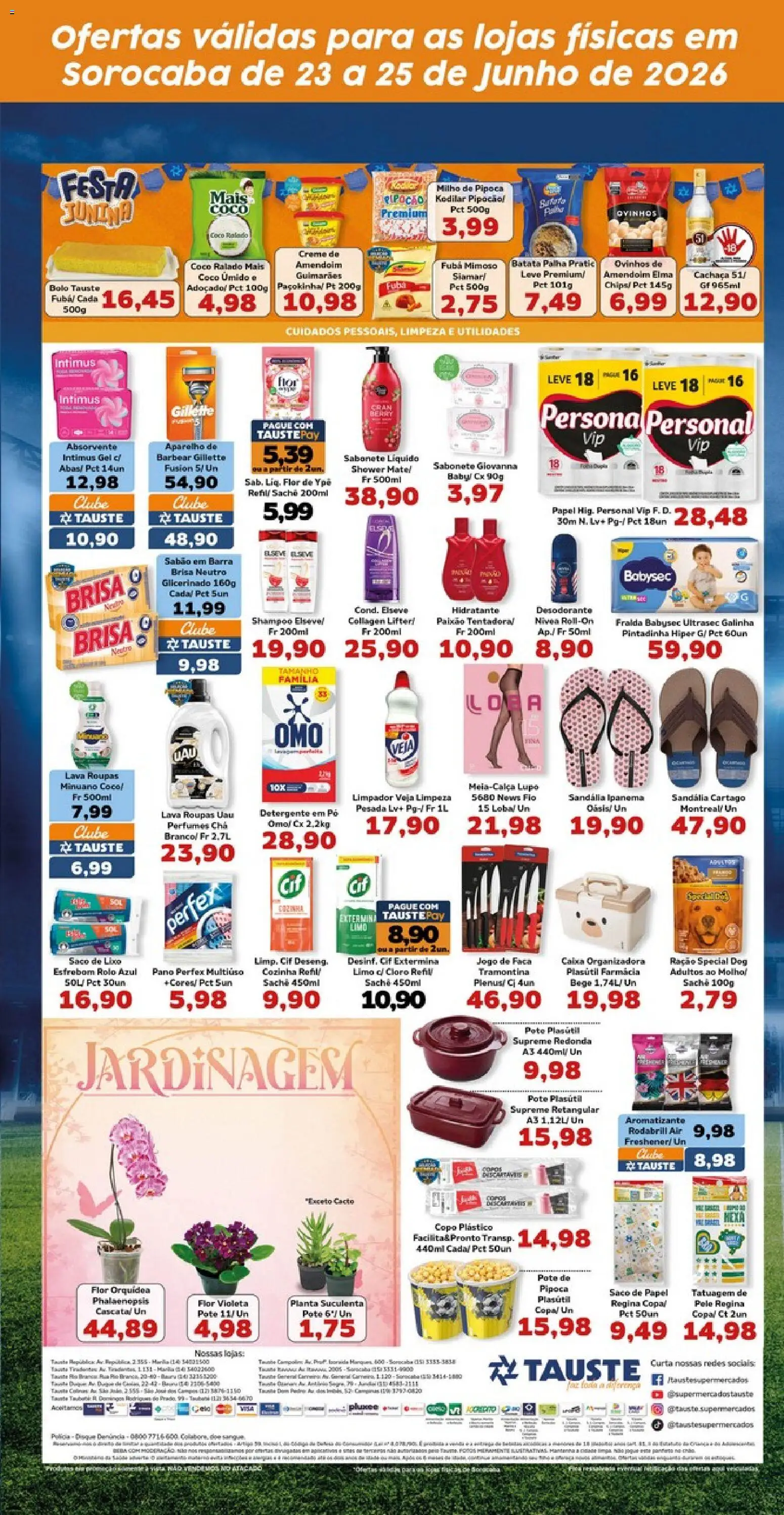 Tauste Folheto - válido de 23/06/2026 | Página: 5 | Produtos: Coco, Sabão em barra, Amendoim, Kodilar
