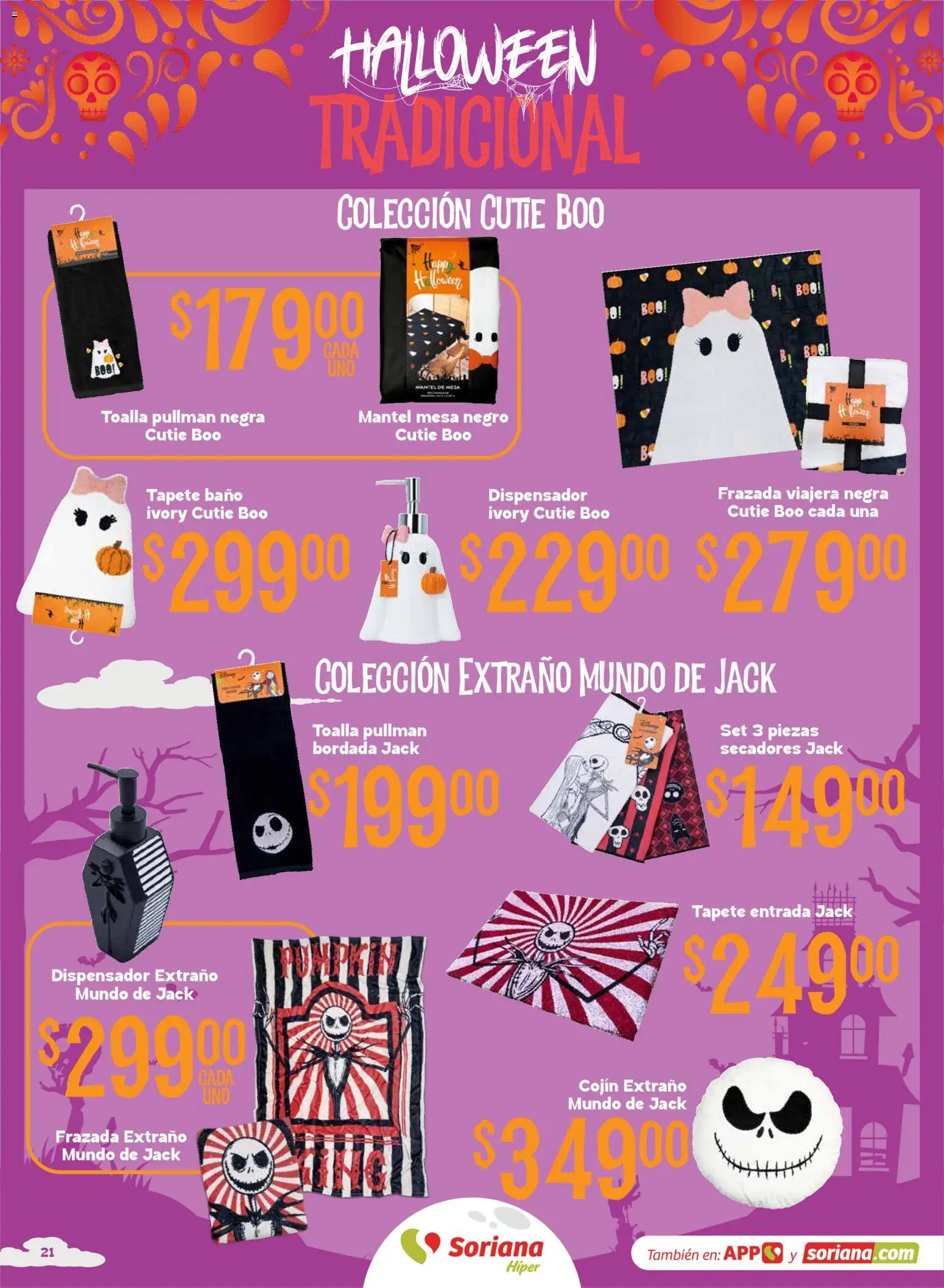 Nuevas ofertas de Soriana válidas en toda la República Mexicana desde el 01/10/2026. ¡Encuentra las mejores ofertas en Soriana Híper - Halloween y Día de muertos! | Página: 21
