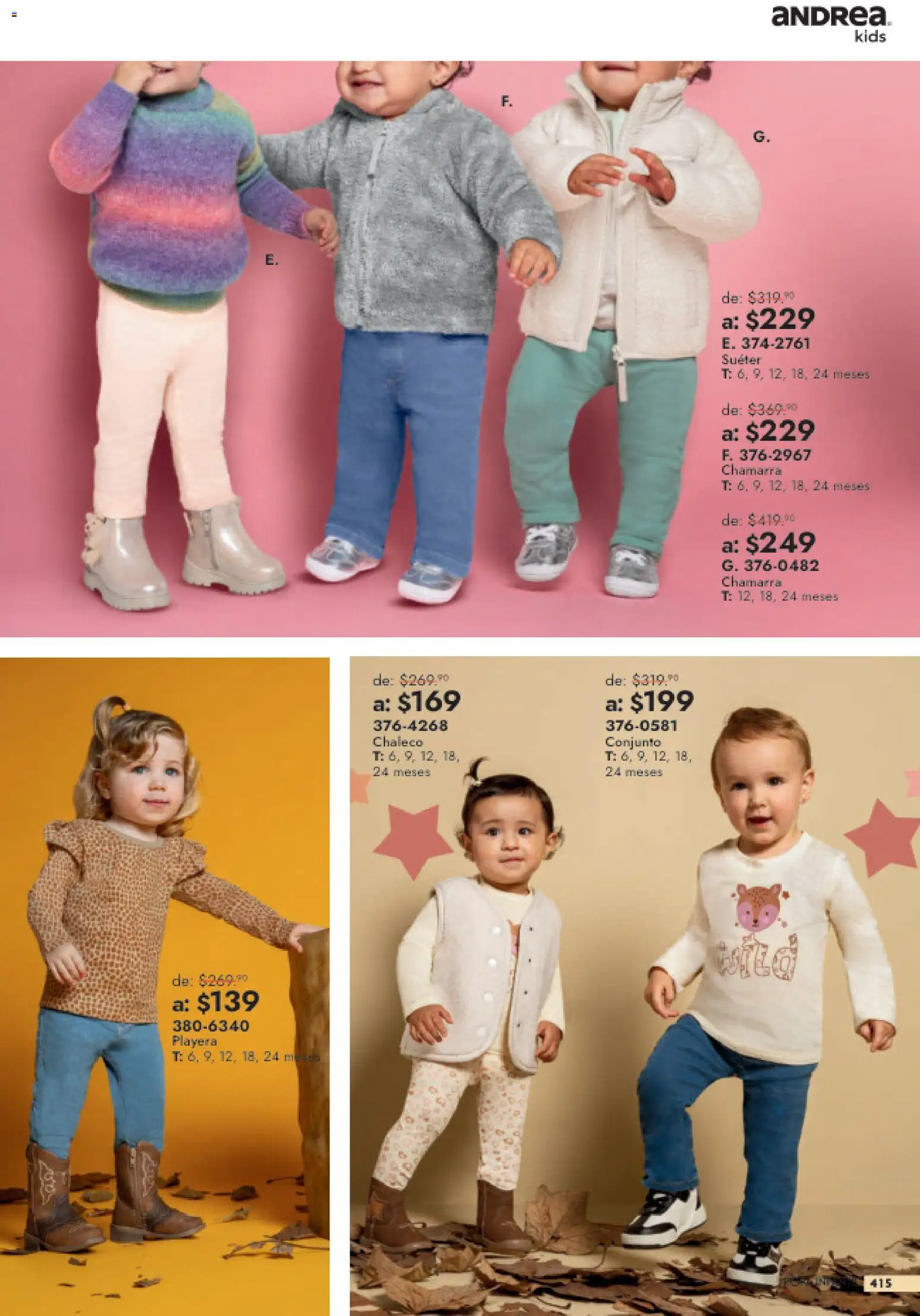 Nuevas ofertas de Andrea válidas en toda la República Mexicana desde el 26/07/2026. ¡Encuentra las mejores ofertas en Andrea catálogo Outlet! | Página: 415