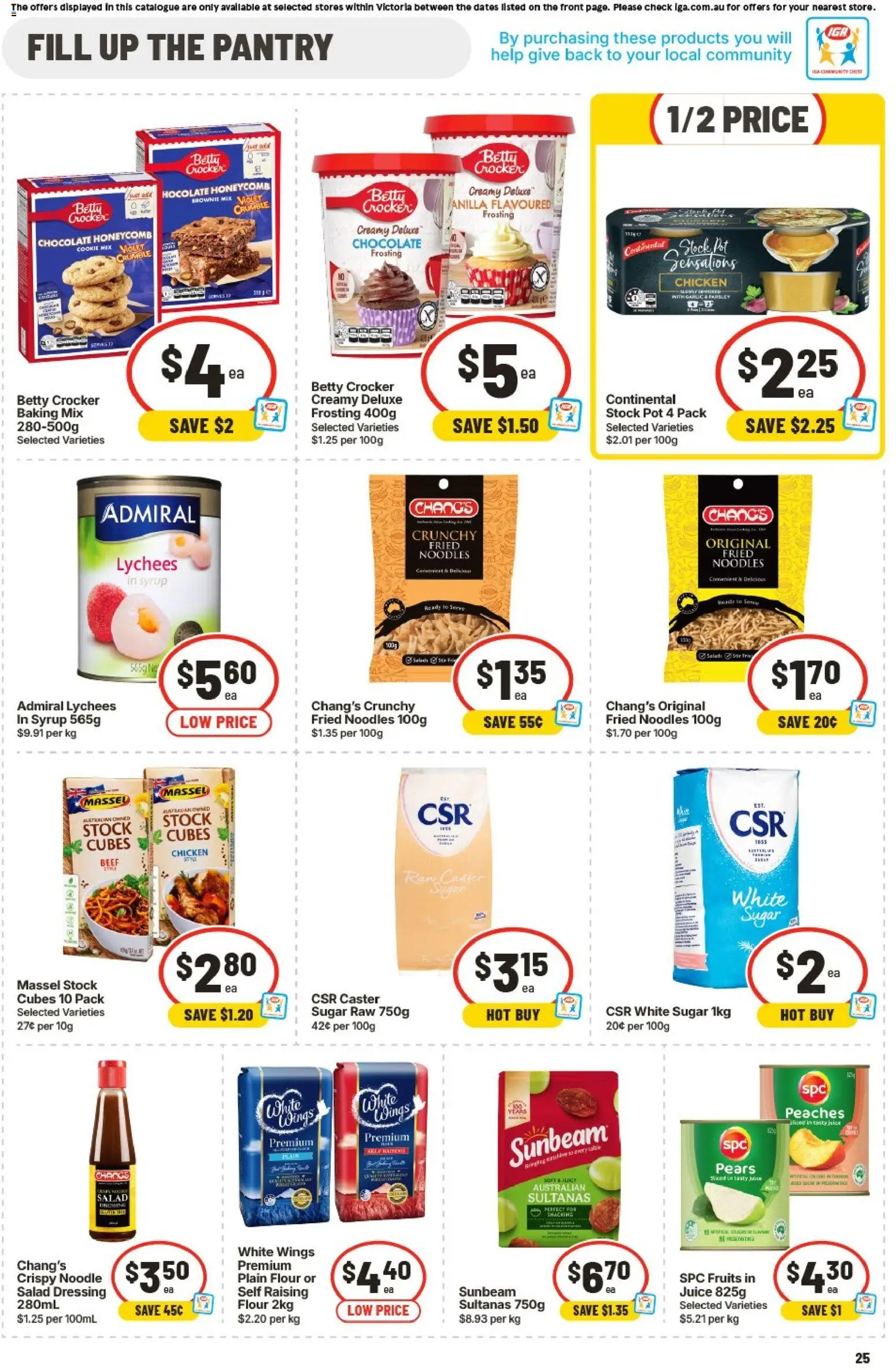 IGA catalogue - valid from 19/08/2026 | Page: 23 | Products: Frosting, Beef, Salad, Garlic