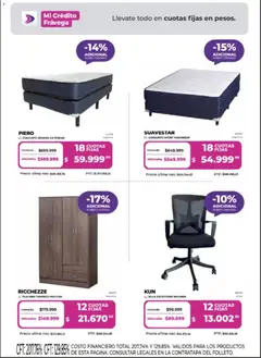 Vista previa Frávega ofertas válido desde el 06.05.2026 | Página: 8 | Productos: Conjunto, Placard, Escritorio, Sobre