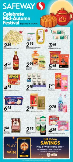 Preview of Safeway - Mid-autumn festival from shop Safeway valid from Sep 3, 2026