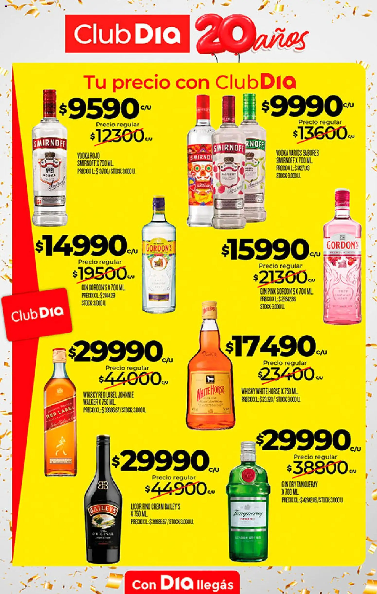 Supermercado DIA Ofertas │ válido desde el 09/09/2026 | Página: 30 | Productos: Vodka, Whisky, Baileys, Gin
