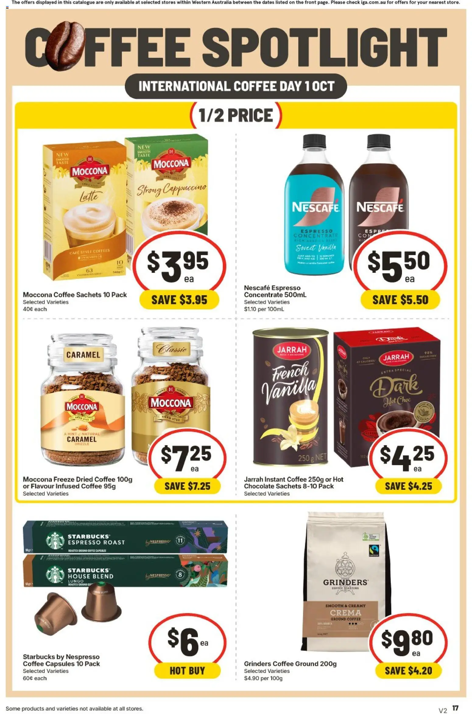 IGA catalogue - valid from 30/09/2026 | Page: 26 | Products: Capsules, Moccona, Roast, Vanilla