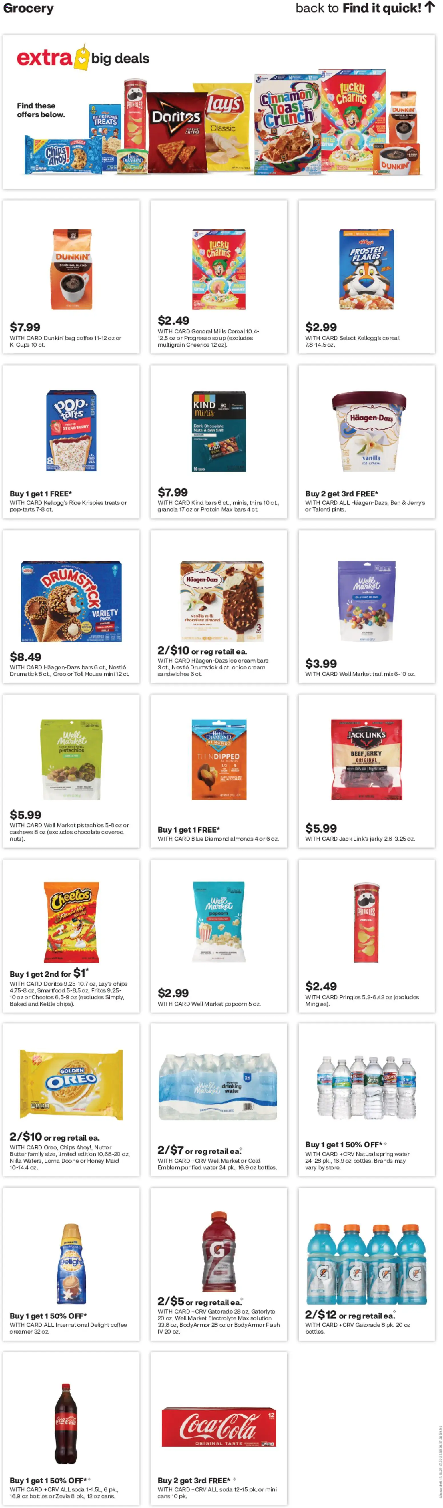 CVS Pharmacy Weekly Ad - valid from 08/30/2026 | Page: 16 | Products: Milk, Cereal, Vanilla, Pistachios