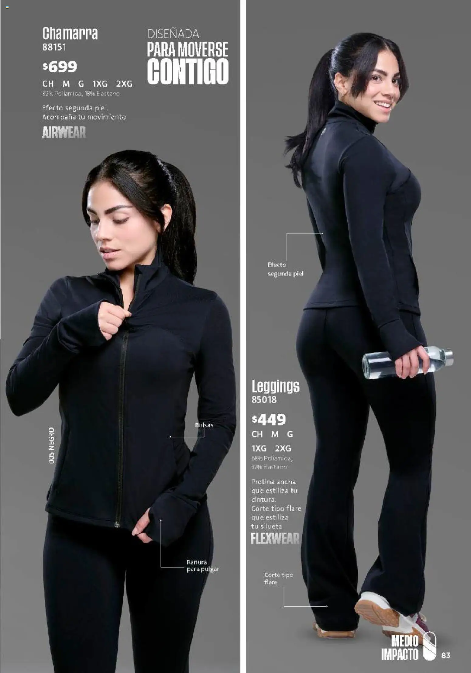 Nuevas ofertas de Ilusión válidas en toda la República Mexicana desde el 01/08/2026. ¡Encuentra las mejores ofertas en Ilusión catálogo Otoño! | Página: 85 | Productos: Leggings, Chamarra