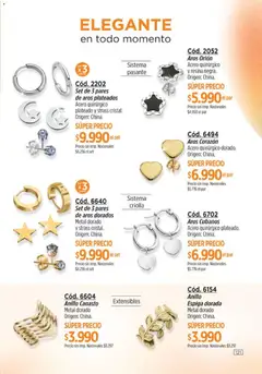 Vista previa Catálogo Amodil Campaña 9 válido desde el 05.05.2026 | Página: 121 | Productos: Aros, Anillo