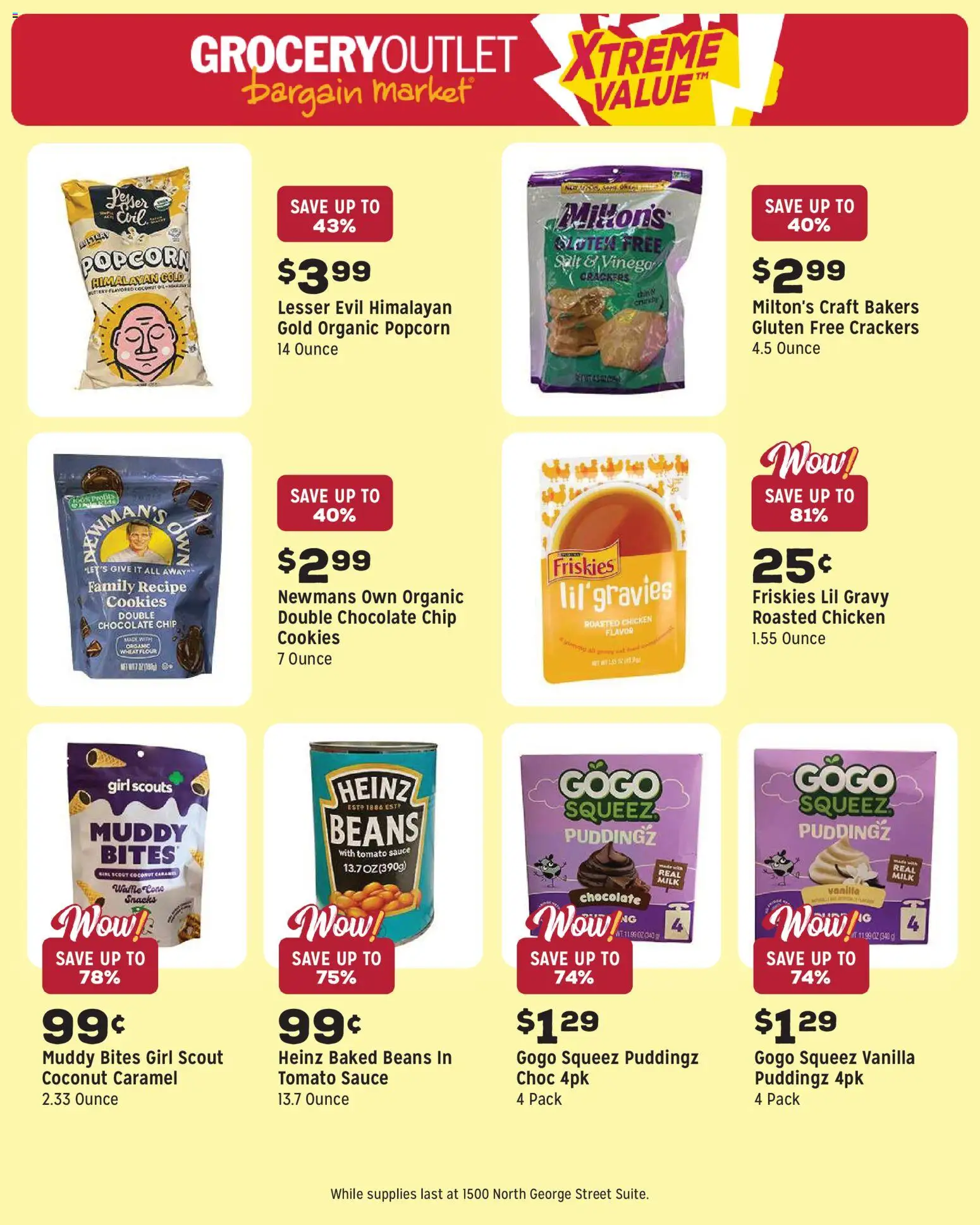 Grocery Outlet Weekly Ad - PA - valid from 10.06.2026 | Page: 10 | Products: Cookies, Sauce, Salt, Chocolate Chip