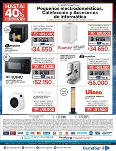 Vista previa Carrefour ofertas válido desde el 28.04.2026 | Página: 27 | Productos: Horno, Calefactor, Papa, Microondas