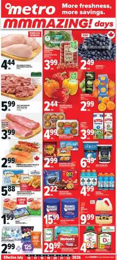 Preview of Metro weekly flyer - Québec from shop Metro valid from Jul 16, 2026