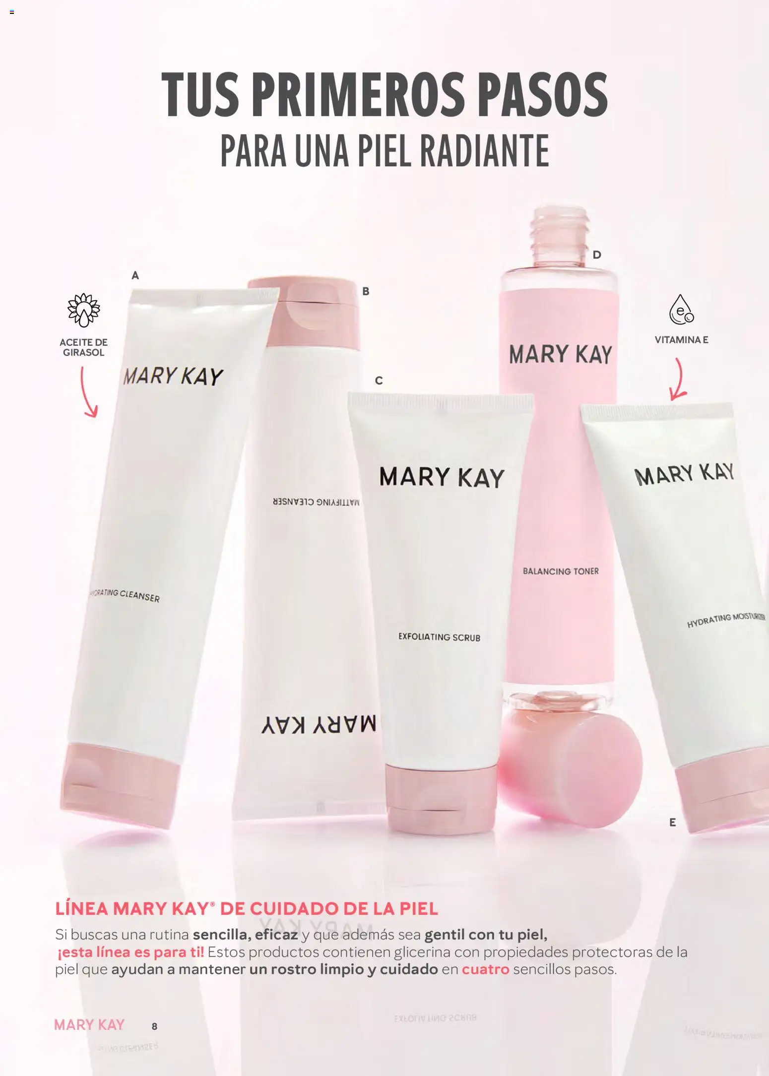 Nuevas ofertas de Mary Kay válidas en toda la República Mexicana desde el 01/09/2026. ¡Encuentra las mejores ofertas en Mary Kay catálogo! | Página: 8 | Productos: Aceite, Toner, Radiante, Aceite de girasol