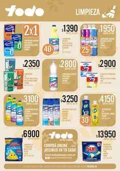 Vista previa Supermercados TODO - Ofertas válido desde el 25/08/2026 | Página: 19 | Productos: Lavandina, Lavavajillas, Limón, Espuma