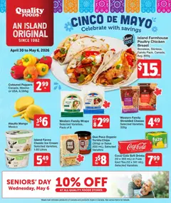 Preview of Quality Foods weekly flyer / circulaire from shop Quality Foods valid from 30.04.2026