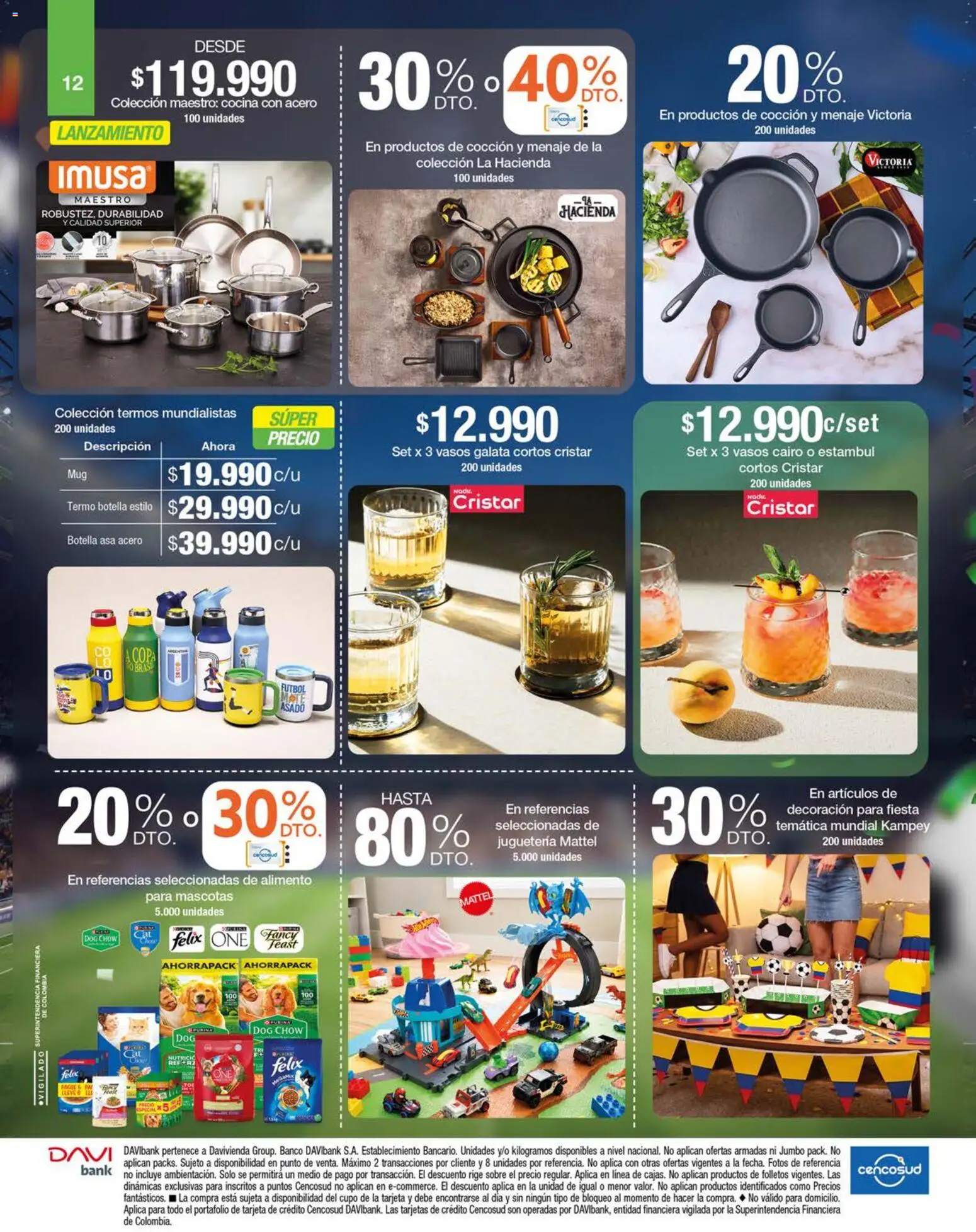 Jumbo revista - valida desde el 11.06.2026 | Página: 12 | Productos: Vasos, Banco, Cocina, Botella