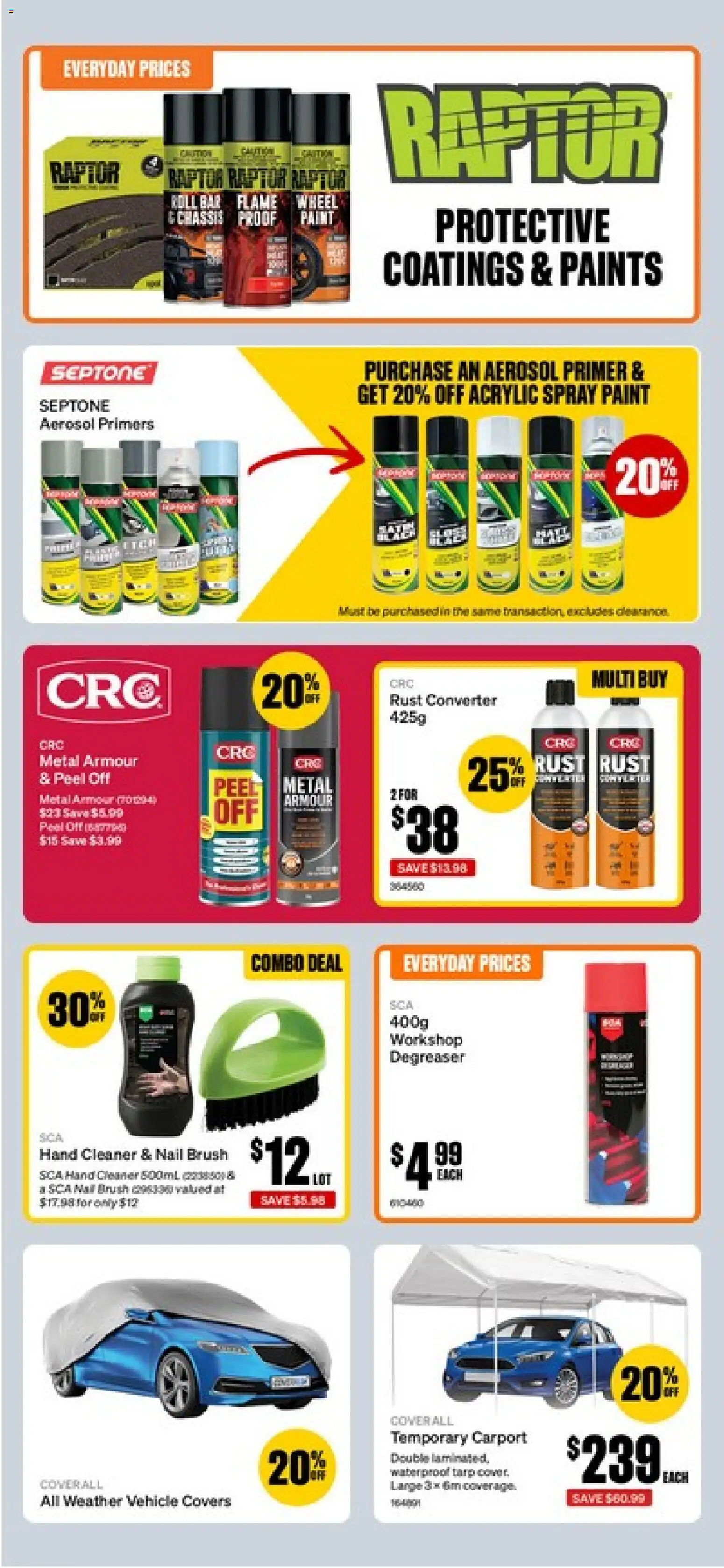 Supercheap Auto catalogue - valid from 22/07/2026 | Page: 12 | Products: Carport, Cleaner, Peel, Converter