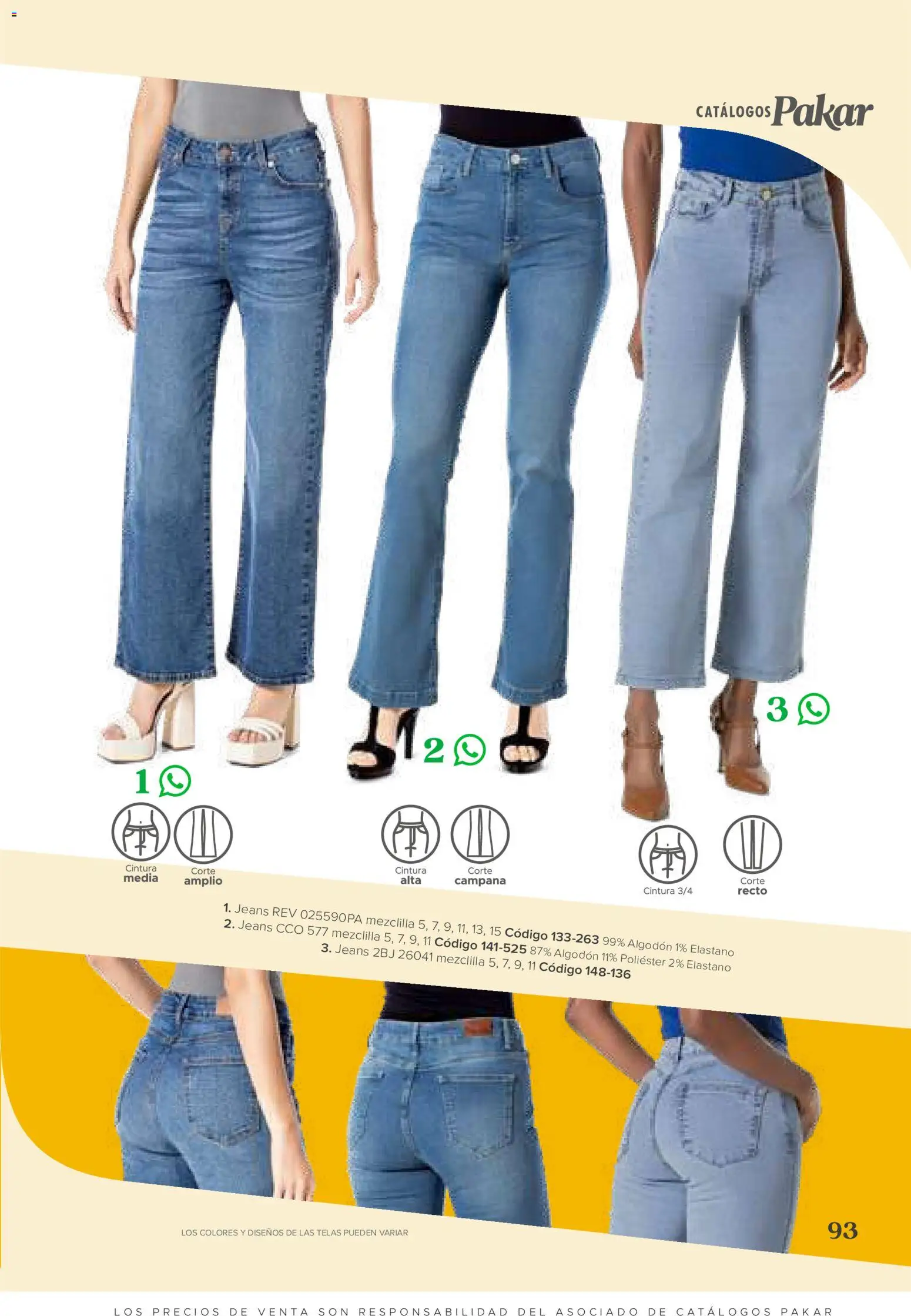 Nuevas ofertas de SC Pakar válidas en toda la República Mexicana desde el 31/07/2026. ¡Encuentra las mejores ofertas en SC Pakar catálogo Ropa! | Página: 93 | Productos: Algodón, Campana
