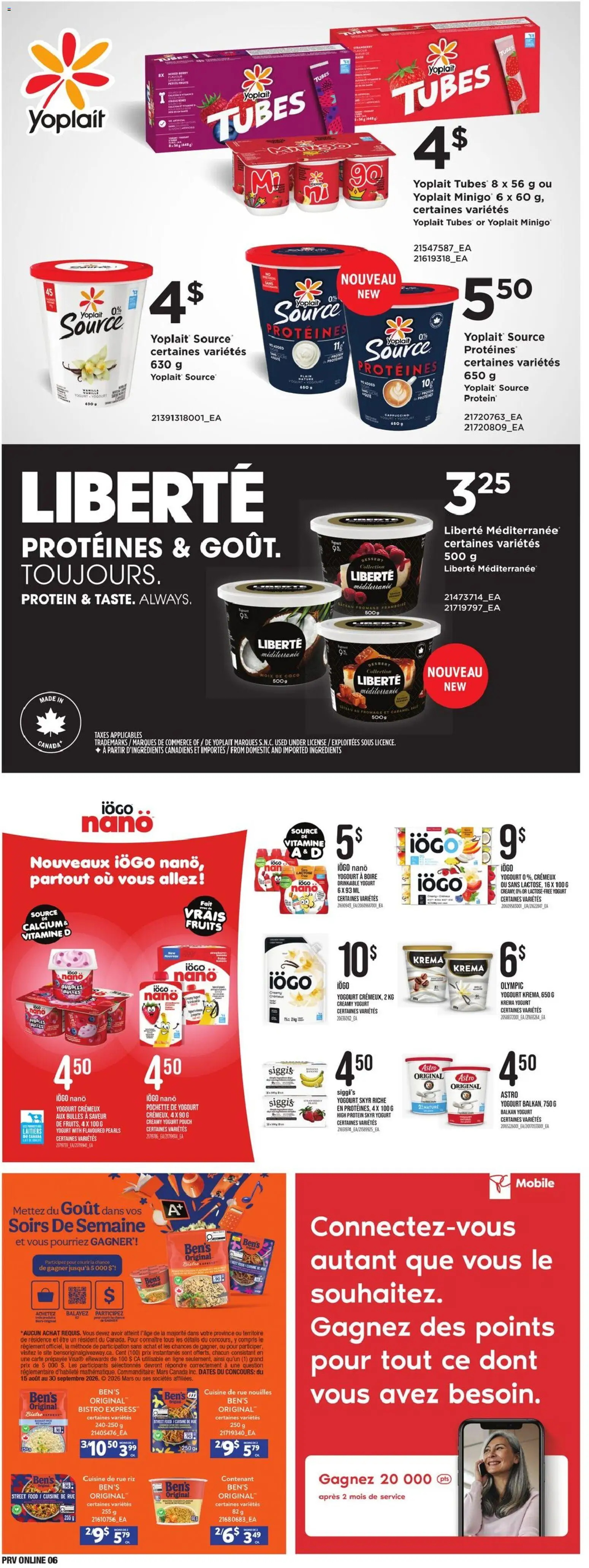 Provigo flyer valid from Aug 13, 2026 | Page: 8 | Products: Dessert, Cappuccino, Yogurt, Protein