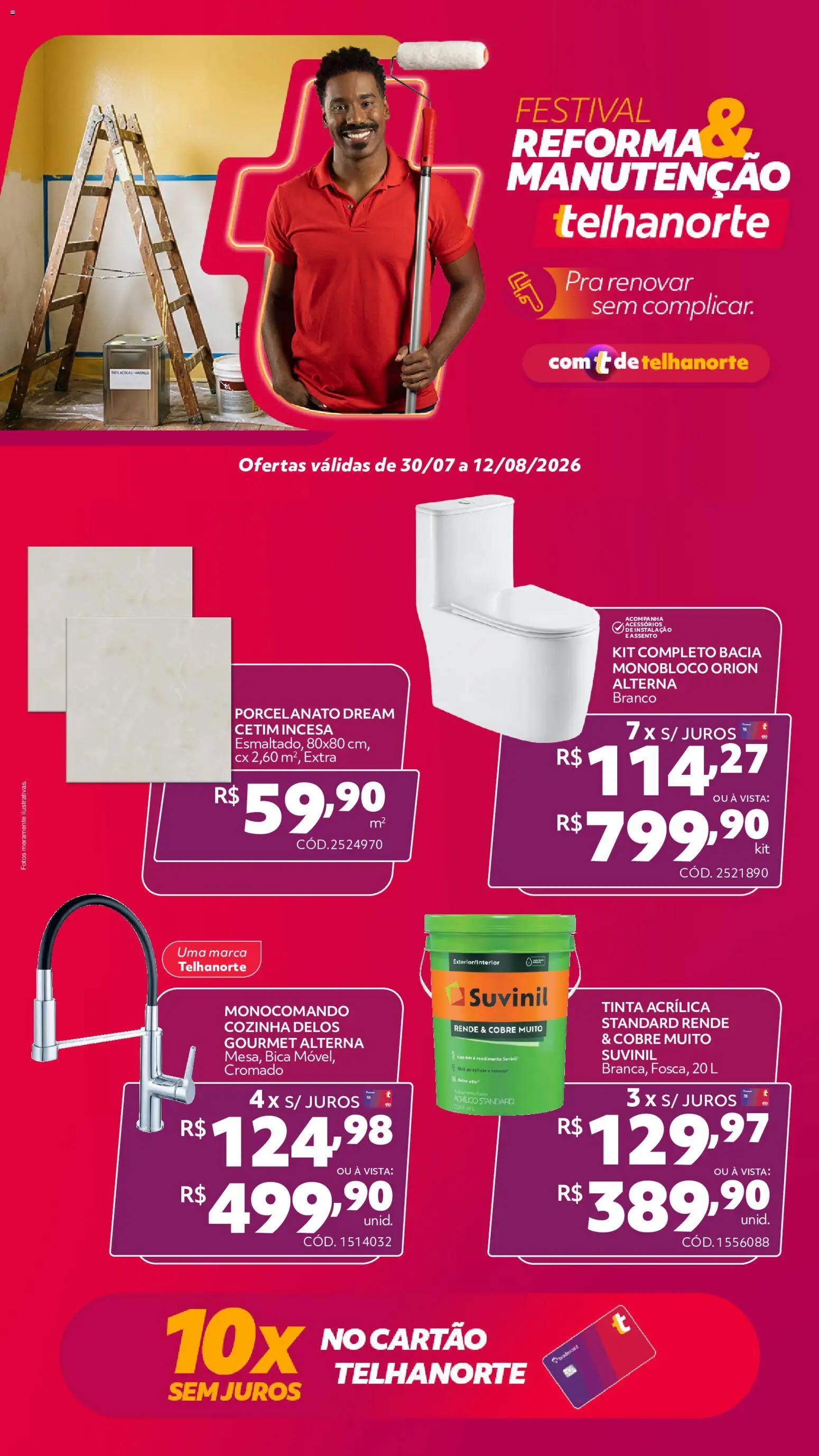 Telhanorte Folheto - válido de 30/07/2026 | Página: 1