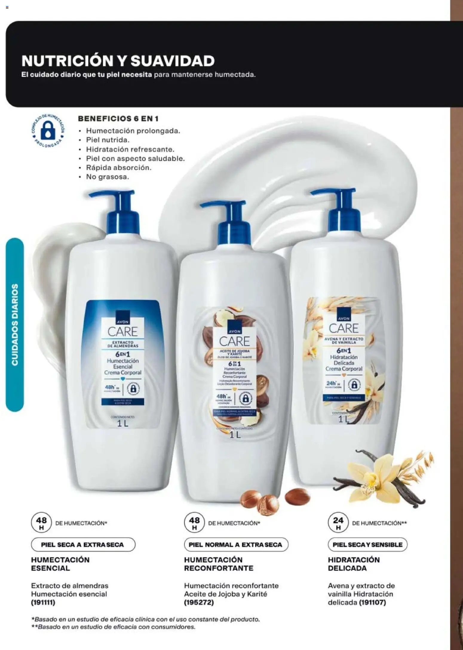 Nuevas ofertas de AVON válidas en toda la República Mexicana desde el 21/08/2026. ¡Encuentra las mejores ofertas en AVON campaña 13 2026! | Página: 130 | Productos: Almendras, Crema, Aceite, Crema corporal