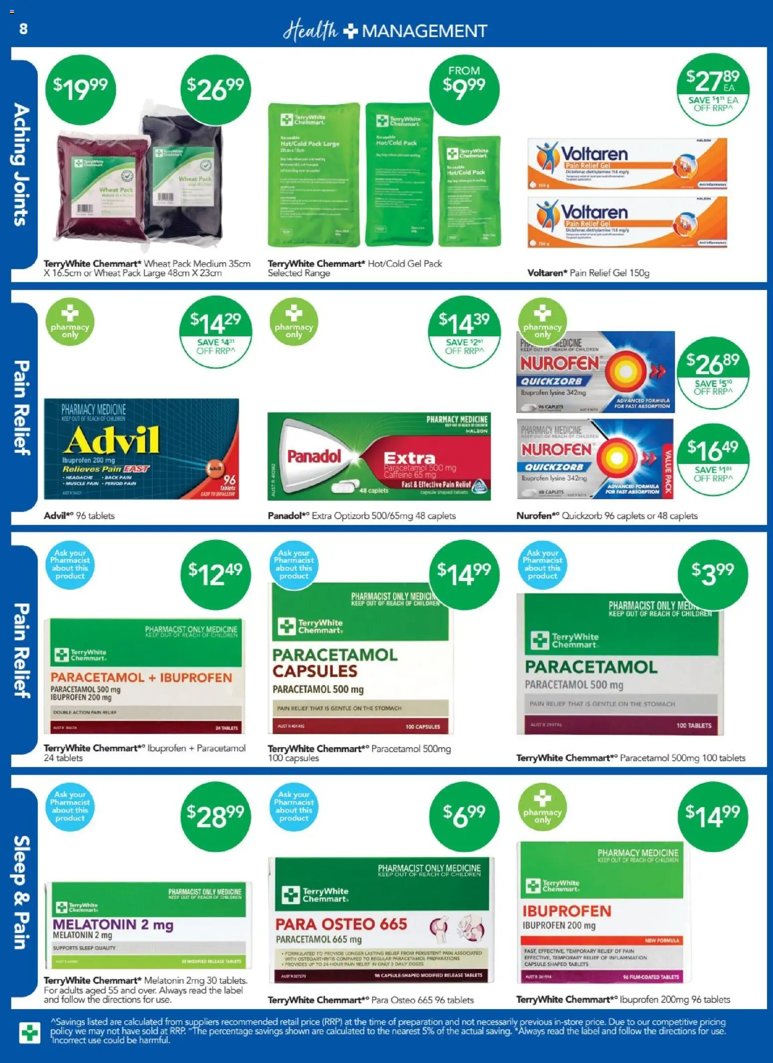 Terry White catalogue - valid from 28.05.2026 | Page: 9 | Products: Wheat, Tablets, Pain relief