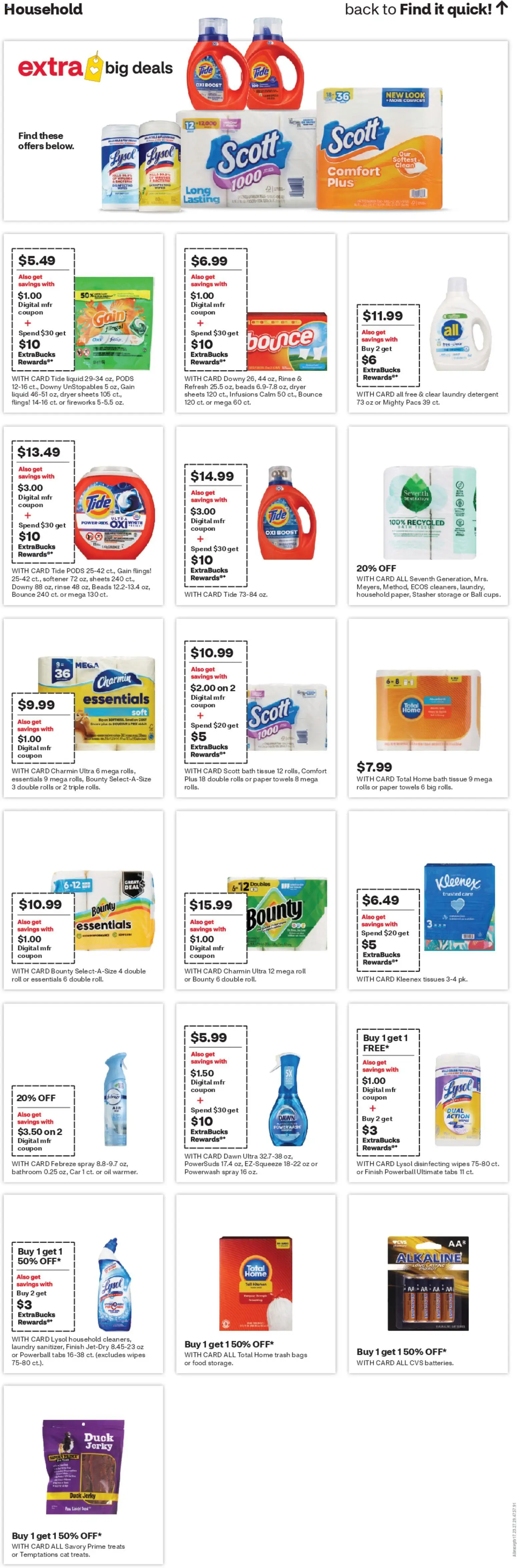 CVS Pharmacy Weekly Ad - FL - valid from 08.03.2026 | Page: 18 | Products: Bath, Oil, Detergent, Dryer