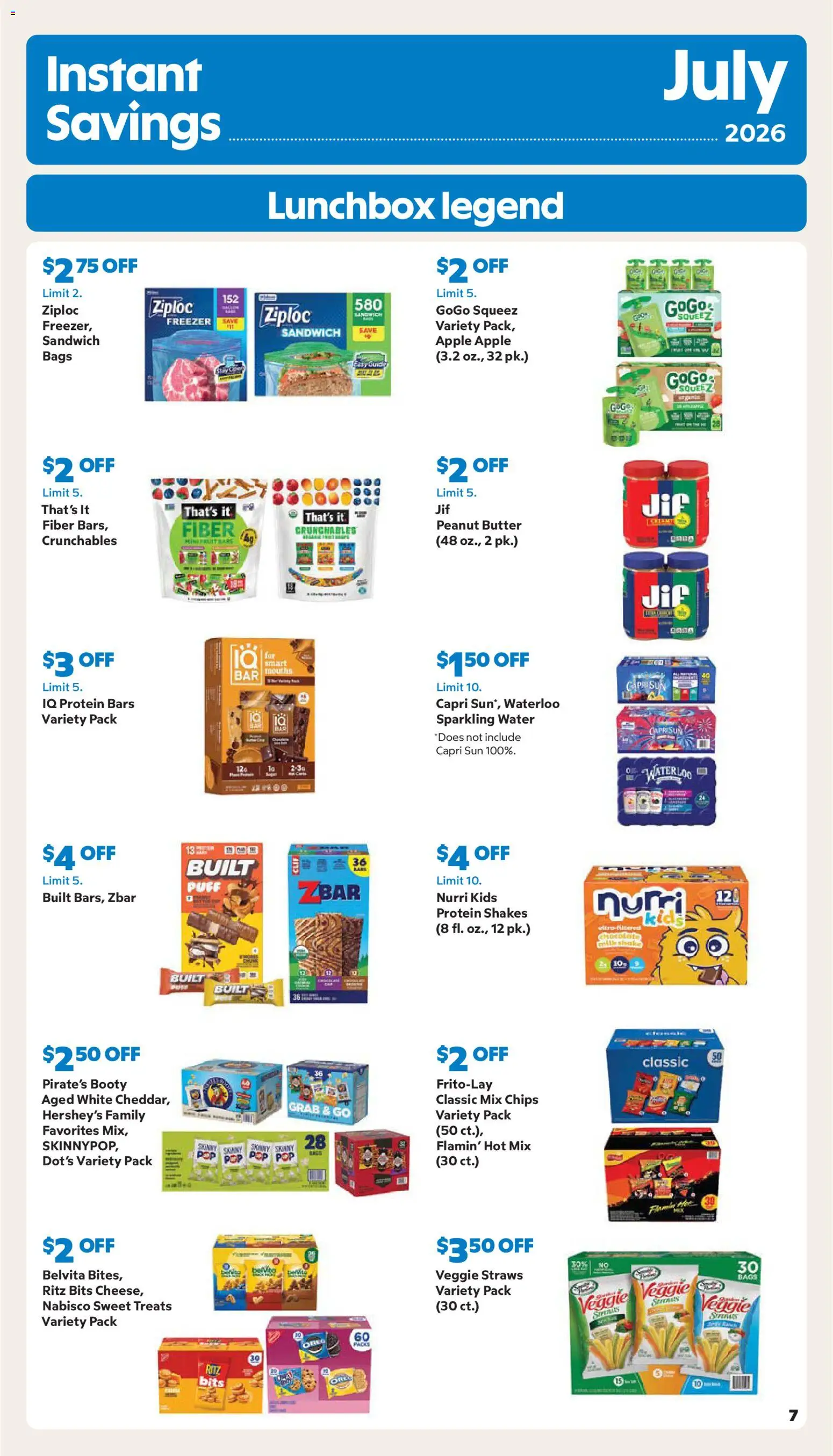 Sam's Club Instant Savings Book July 2026 - valid from 07/22/2026 | Page: 7