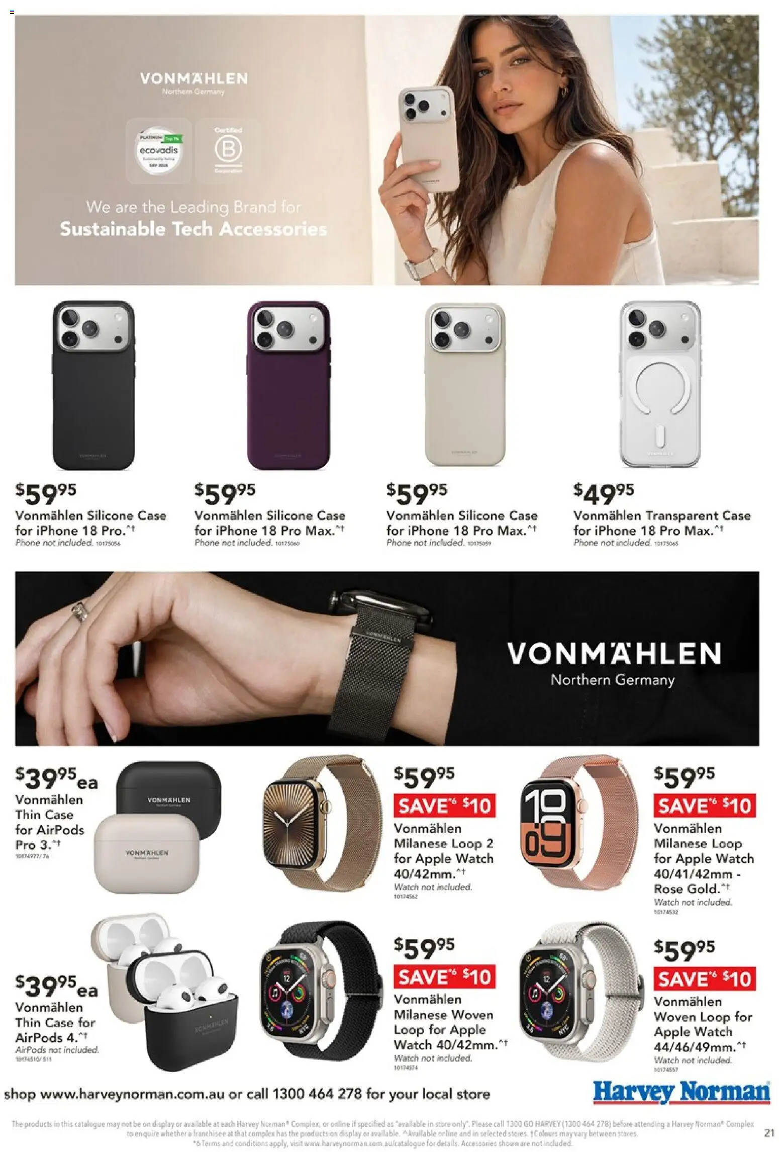 Harvey Norman catalogue - valid from 23/09/2026 | Page: 21 | Products: Sustainable, Phone, Watch, Iphone