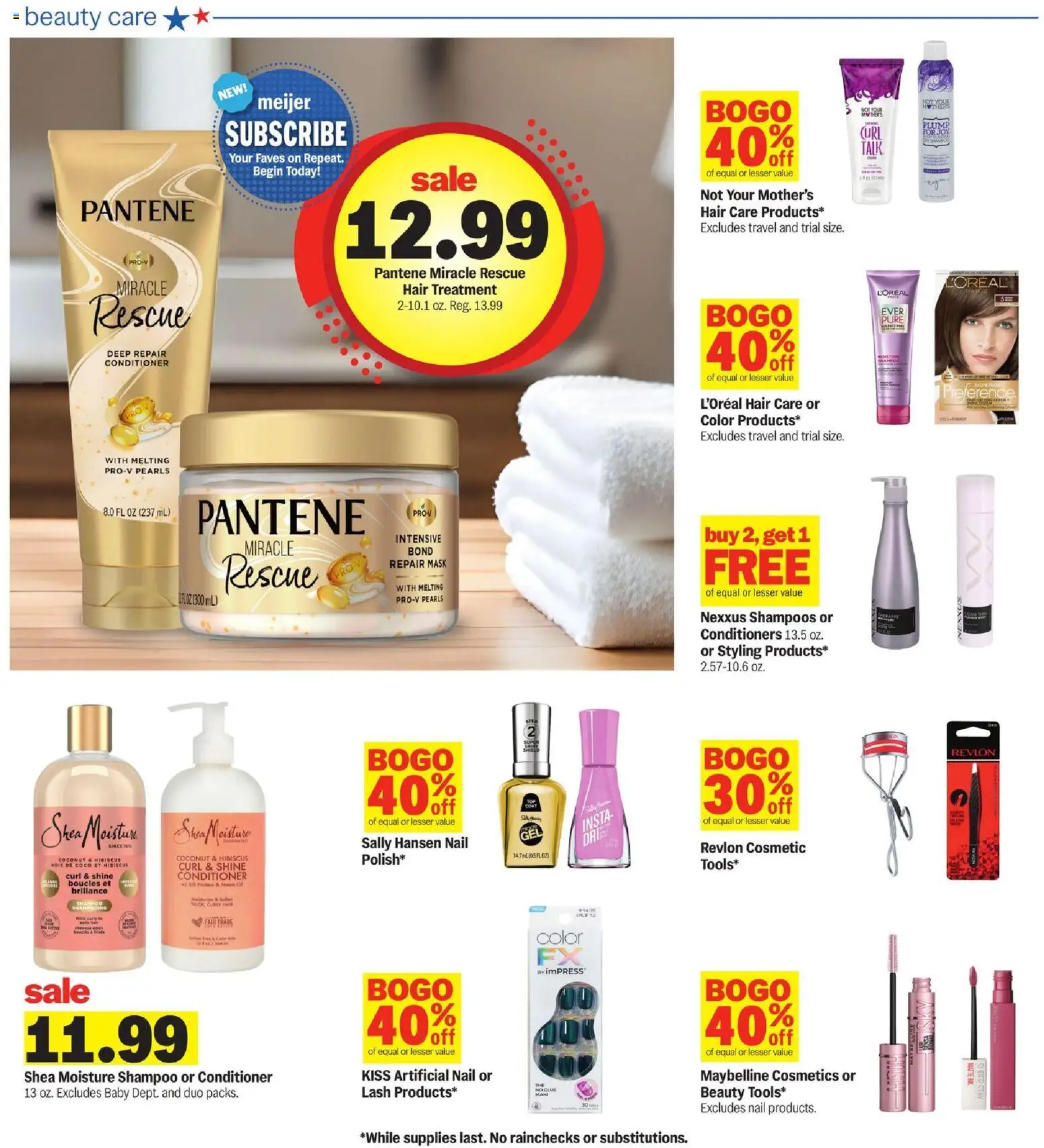 Meijer Weekly Ad - valid from 08/19/2026 | Page: 26 | Products: Shampoo, Conditioner, Mask, Coconut