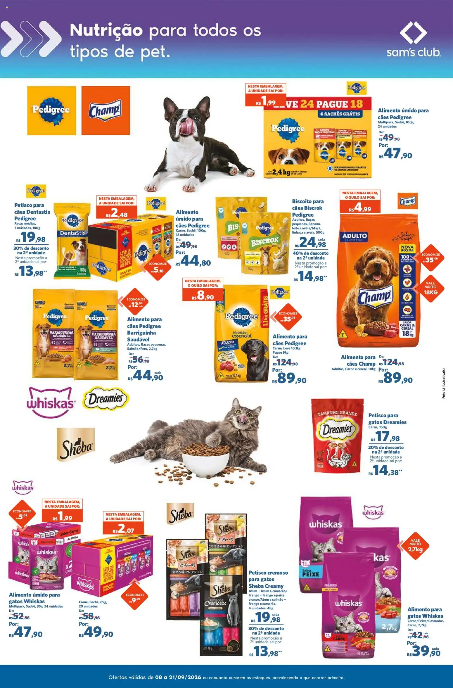 Sam's Club Folheto - válido de 08/09/2026 | Página: 2 | Produtos: Pó, Leite, Carne, Frango