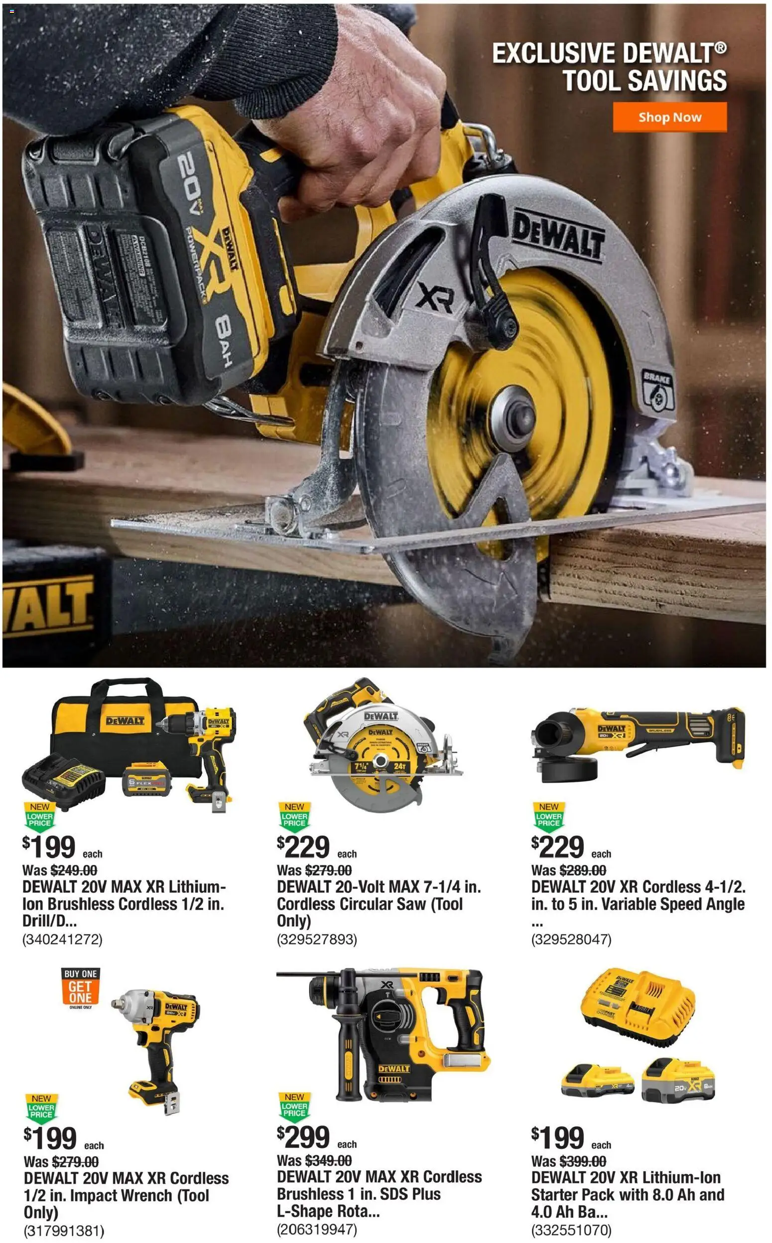 Home Depot Weekly Ad - valid from 08/13/2026 | Page: 8 | Products: Saw, Wrench, Circular Saw, Starter