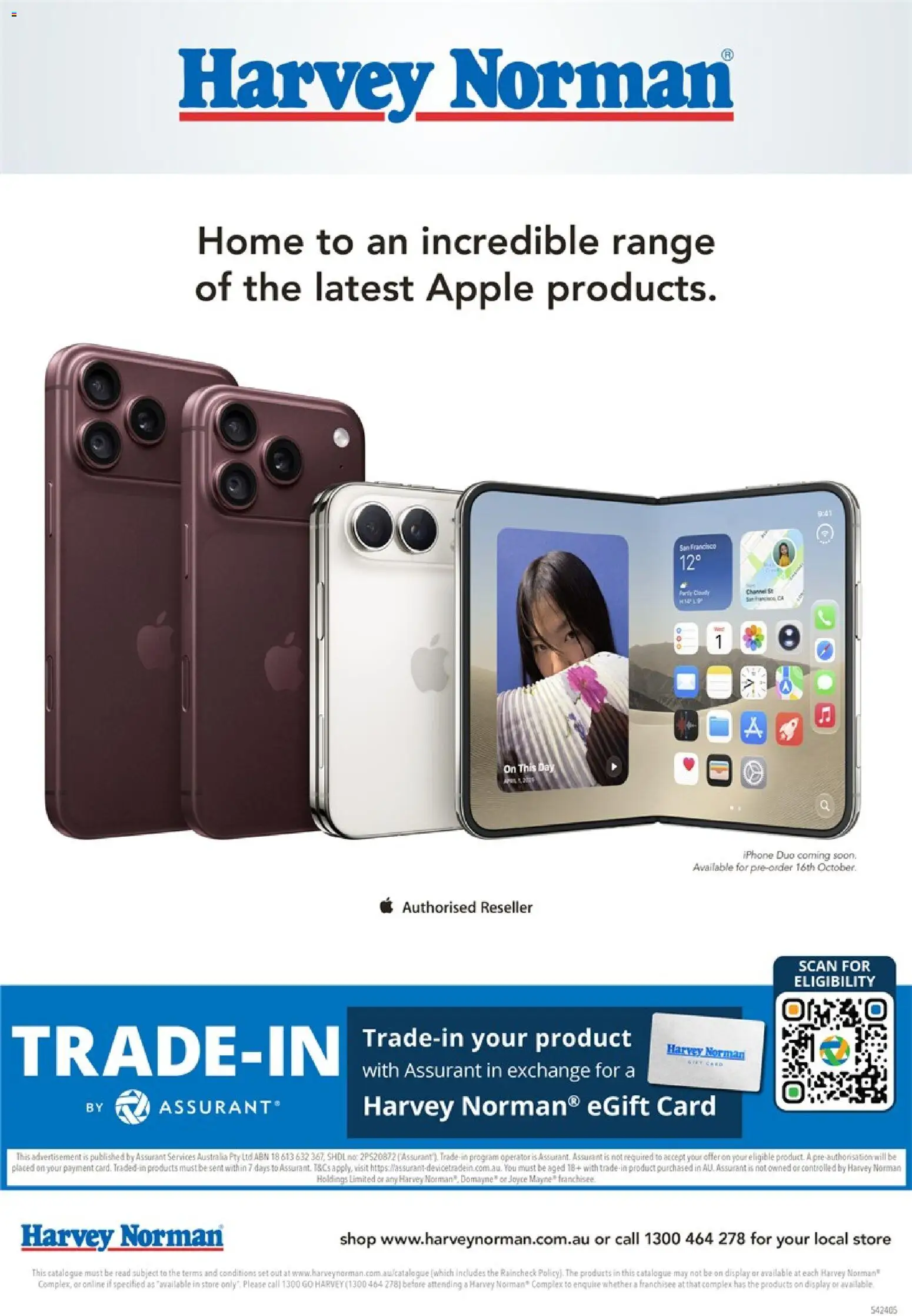 Harvey Norman catalogue - valid from 23/09/2026 | Page: 1 | Products: Iphone