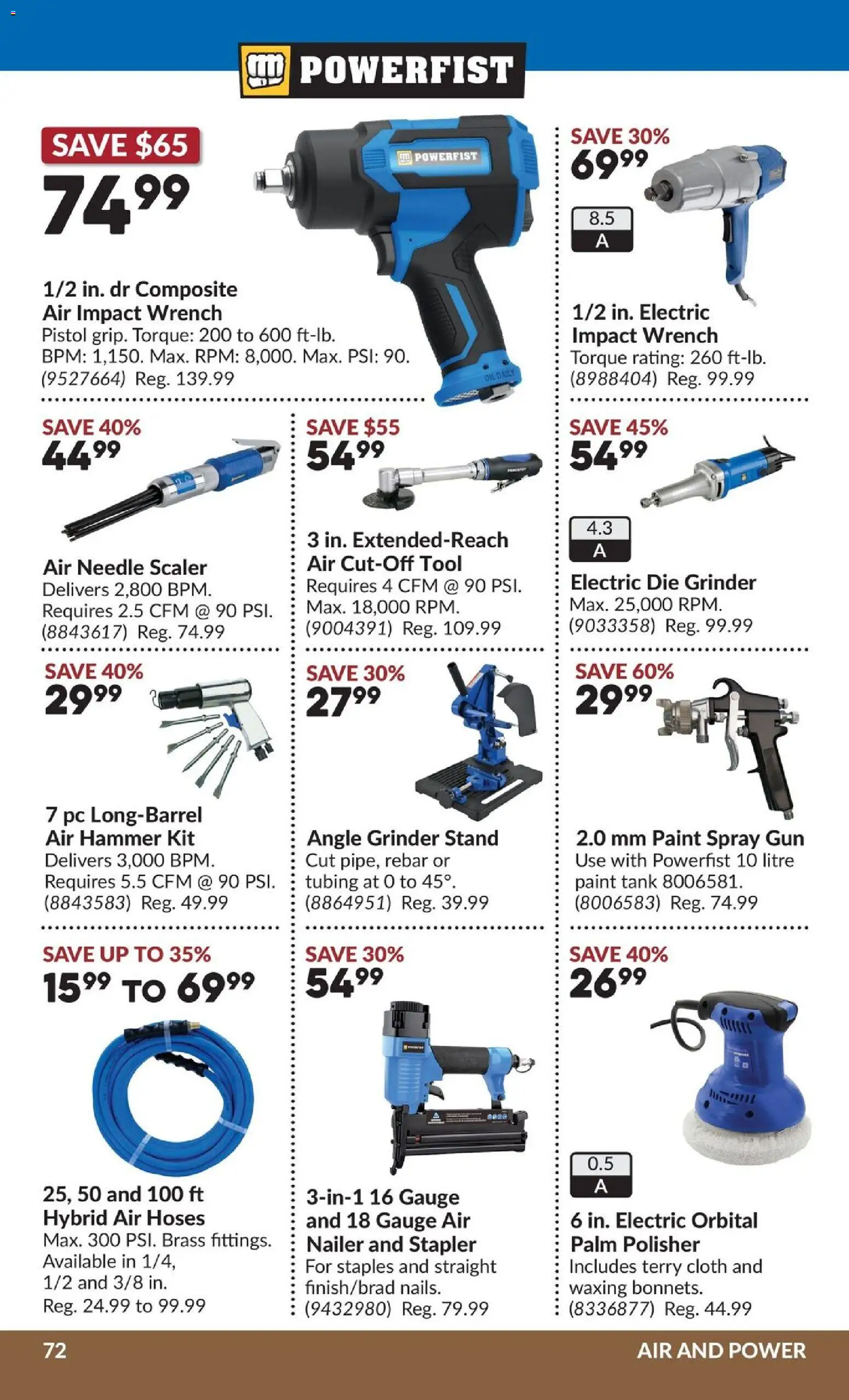 Princess Auto flyer valid from Jul 14, 2026 | Page: 85 | Products: PC, Grinder, Oil