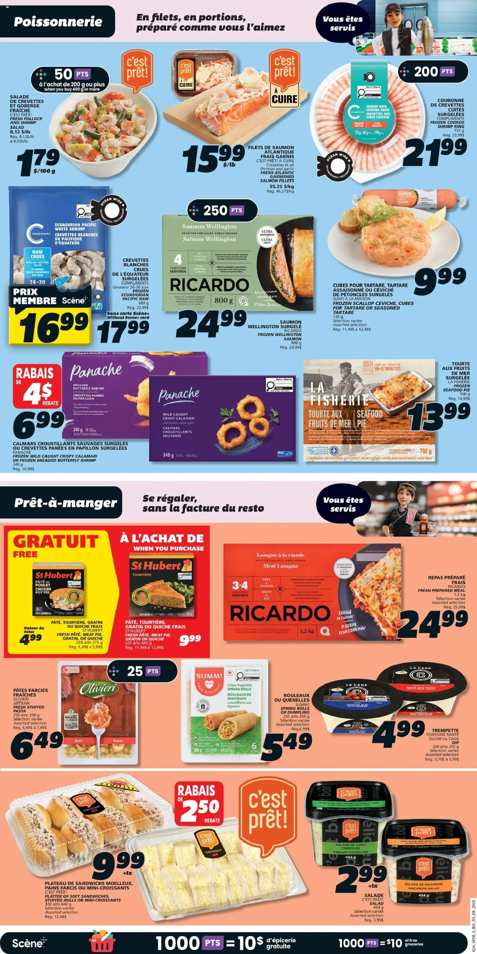 IGA flyer valid from Sep 3, 2026 | Page: 10 | Products: Beef, Cocktail, Dumpling, Chicken