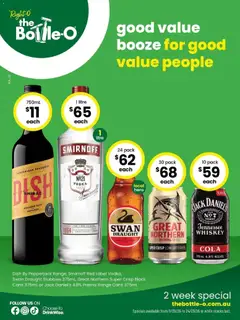 Preview of The Bottle-O - Good Value Booze, For Good Value People. 11/05 - valid from 10.05.2026