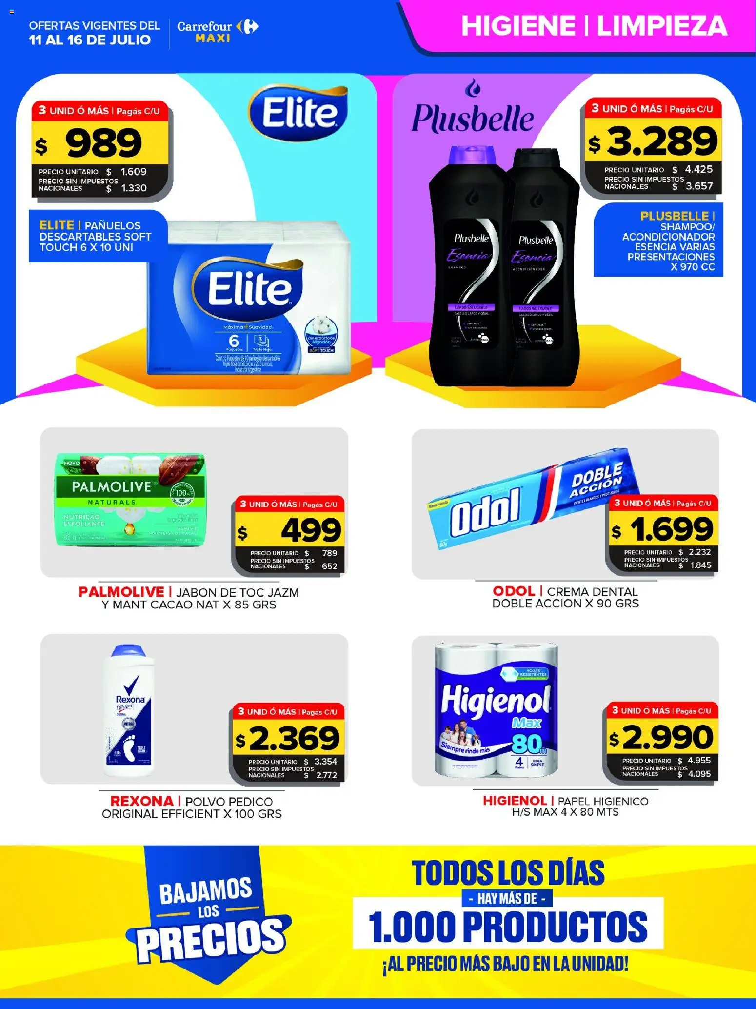 Carrefour Maxi catálogo │ válido desde el 11/07/2026 | Página: 5 | Productos: Polvo, Acondicionador, Cacao, Crema