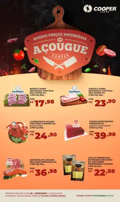Cooper ofertas do Açougue - Pré-Visualização do folheto da loja Cooper, válido de 18.05.2026
