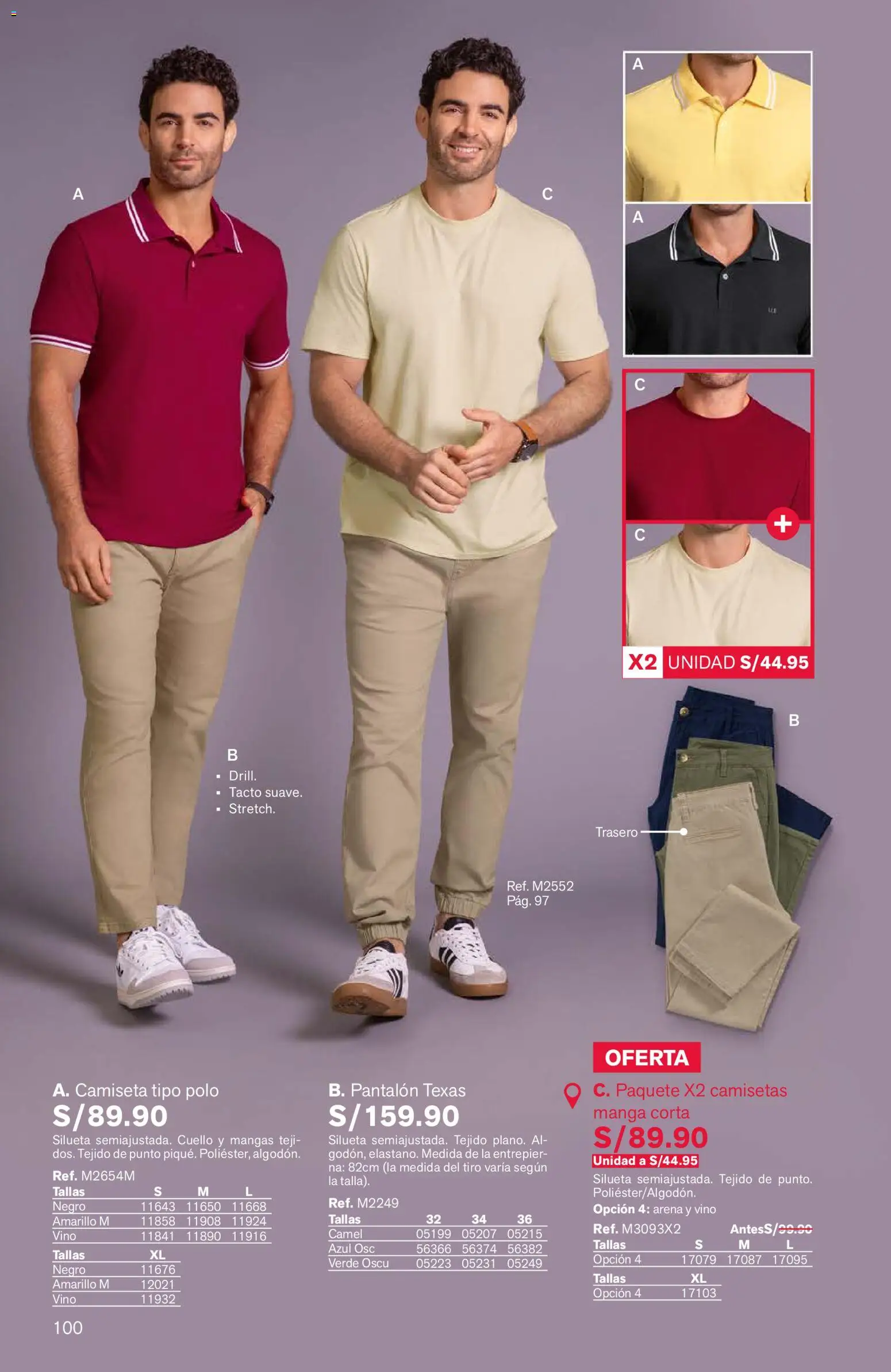 Catálogo Leonisa válido desde 24/08/2026 | Página: 100 | Productos: Cuello, Vino, Polo
