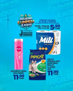 Supermercados Joanin ofertas Higiene e limpeza - Pré-Visualização do folheto da loja Supermercados Joanin, válido de 19/08/2026