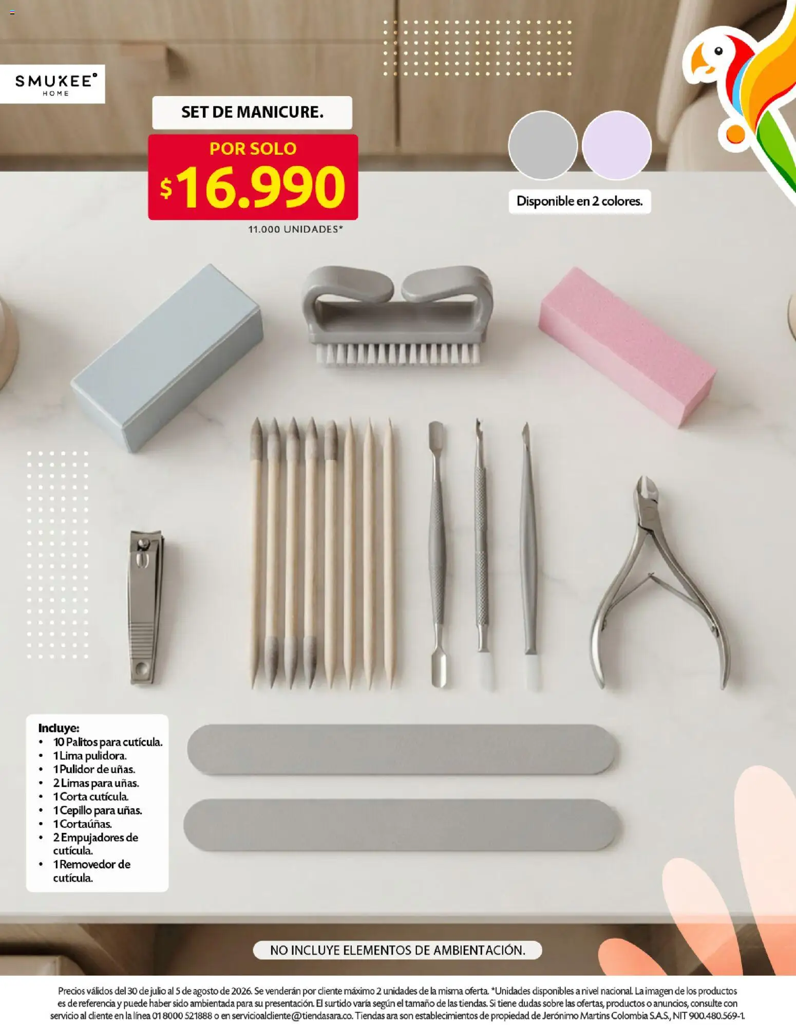 Ara revista - valida desde el 30/07/2026 | Página: 5 | Productos: Sobre, Cepillo
