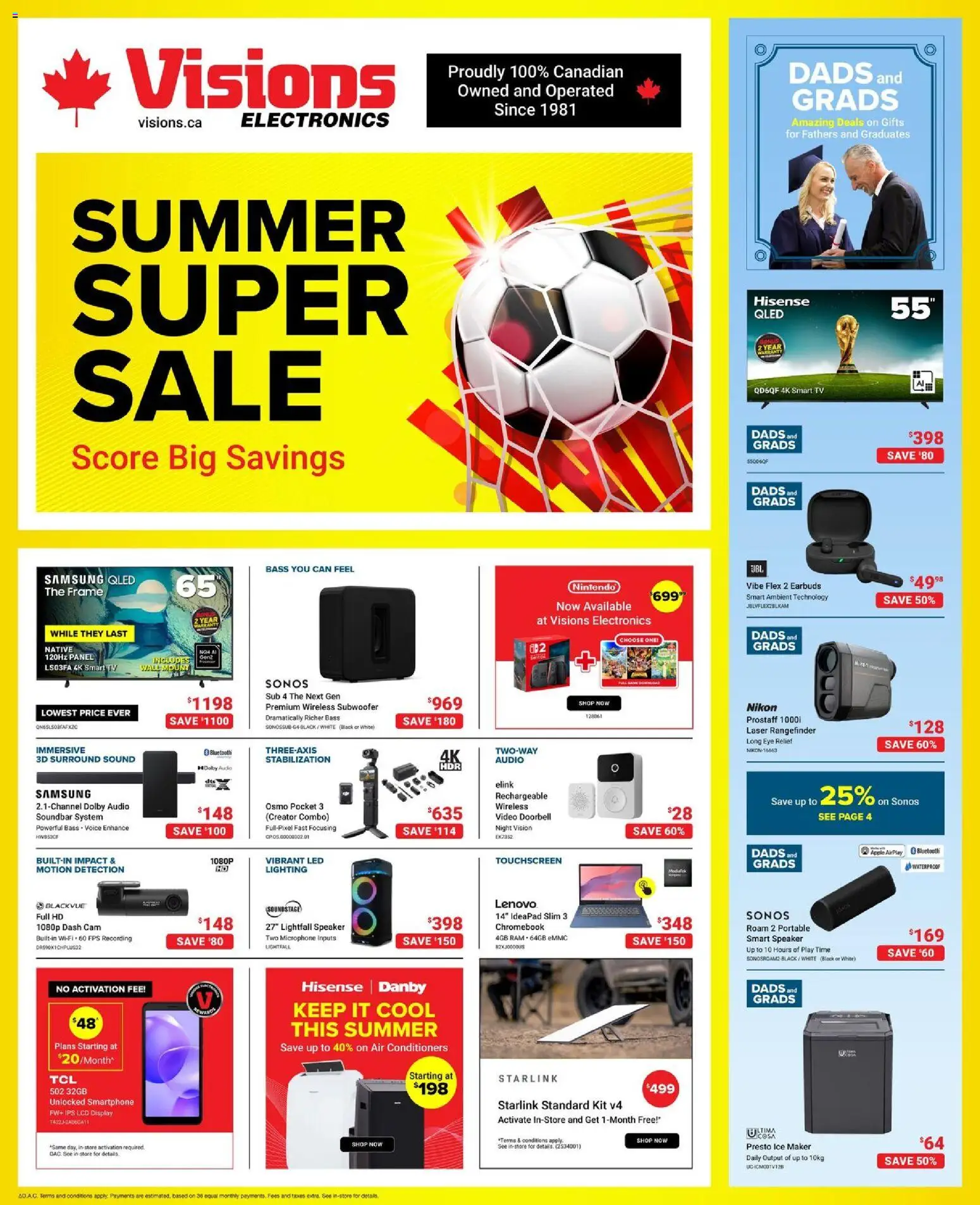 Visions flyer valid from 12.06.2026 | Page: 1 | Products: Smartphone, Tv, Video, Audio