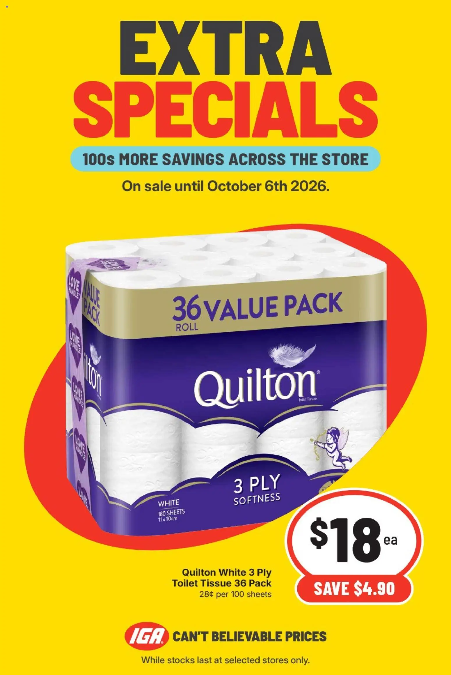 IGA catalogue - valid from 30/09/2026 | Page: 1 | Products: Toilet